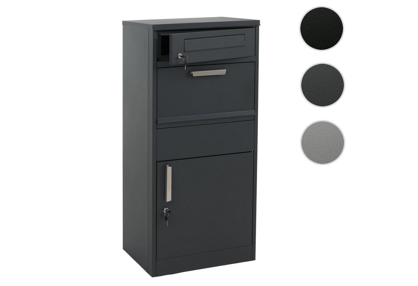 MCW Paketbriefkasten MCW-R36 (1-St), Mit Briefschlitz – Bild 3 von 5
