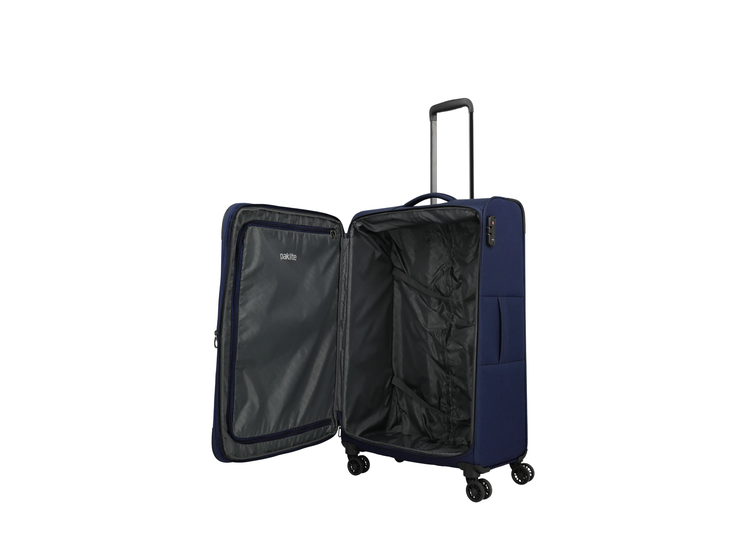 PAKLITE Softschalenkoffer Lido Set (Navy) – Bild 3 von 4