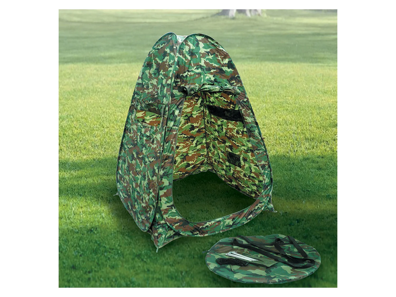PALADIN® Wetterschutz POP UP - Zelt, Camouflage – Bild 2 von 2
