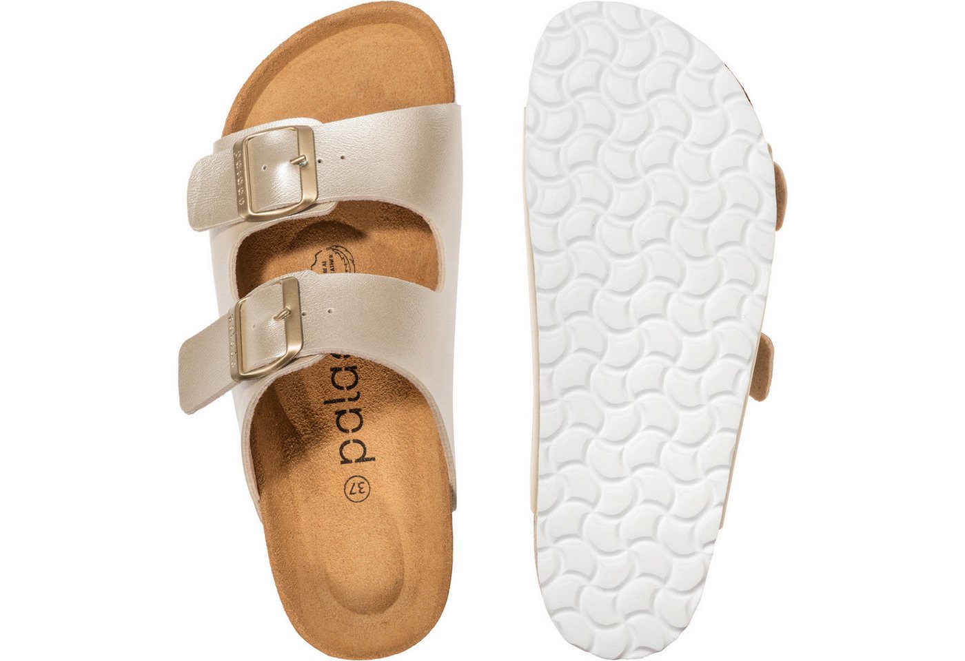 Palado Korfu Metallic Pantolette – Bild 4 von 5