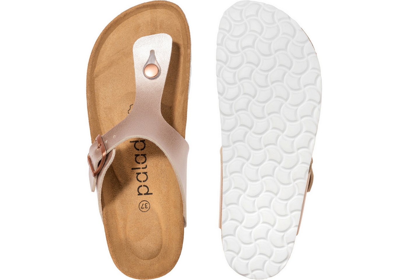 Palado Kos Metallic Zehentrenner – Bild 4 von 5