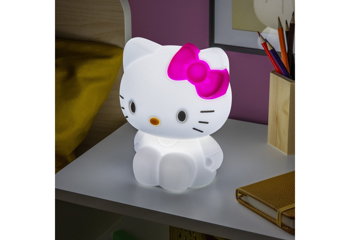 Paladone LED-Dekofigur Hello Kitty SquishyGlo Silikon-Leuchte – Bild 2 von 4