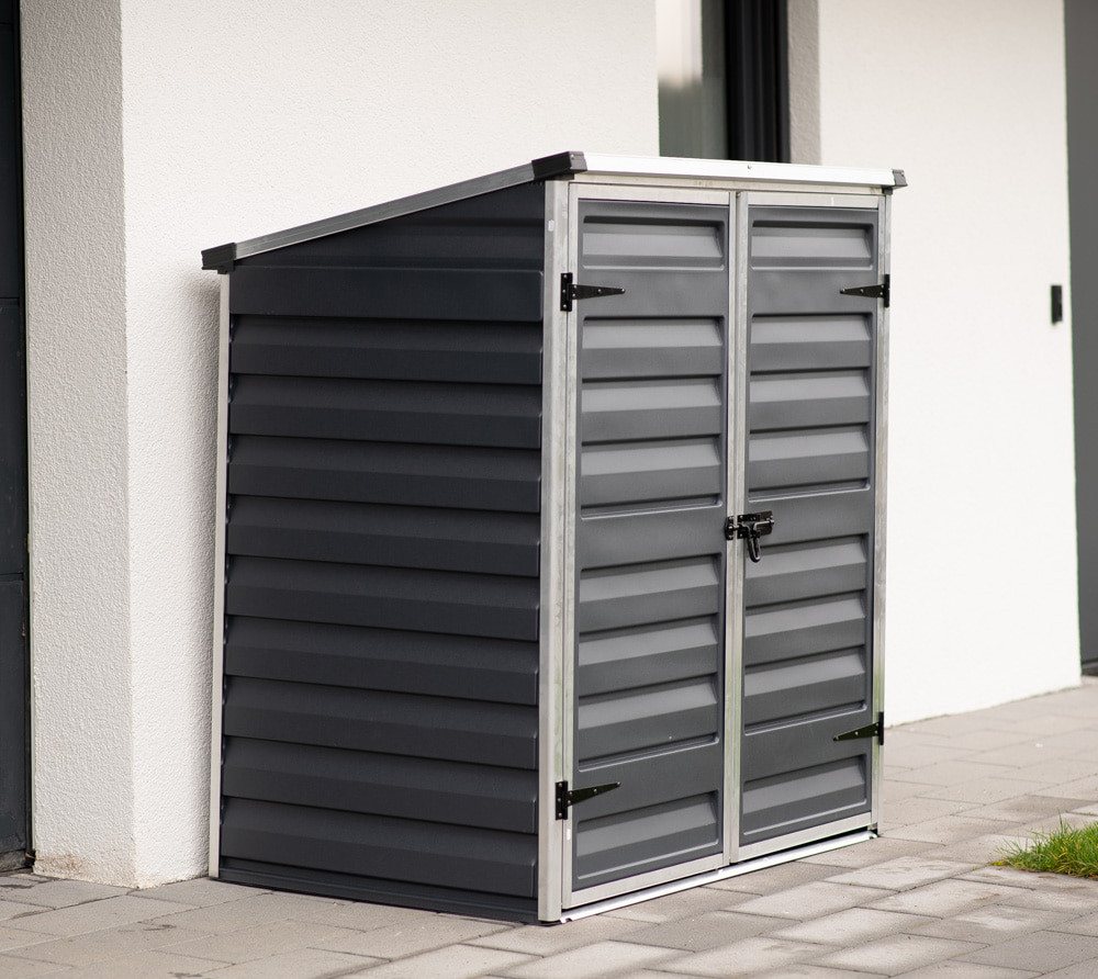 Palram - Canopia Gerätehaus Voyager, (1 St), Einfache Zugänglichkeit, Unkomplizierter Aufbau, LxBxH 90x139x147cm – Bild 2 von 5
