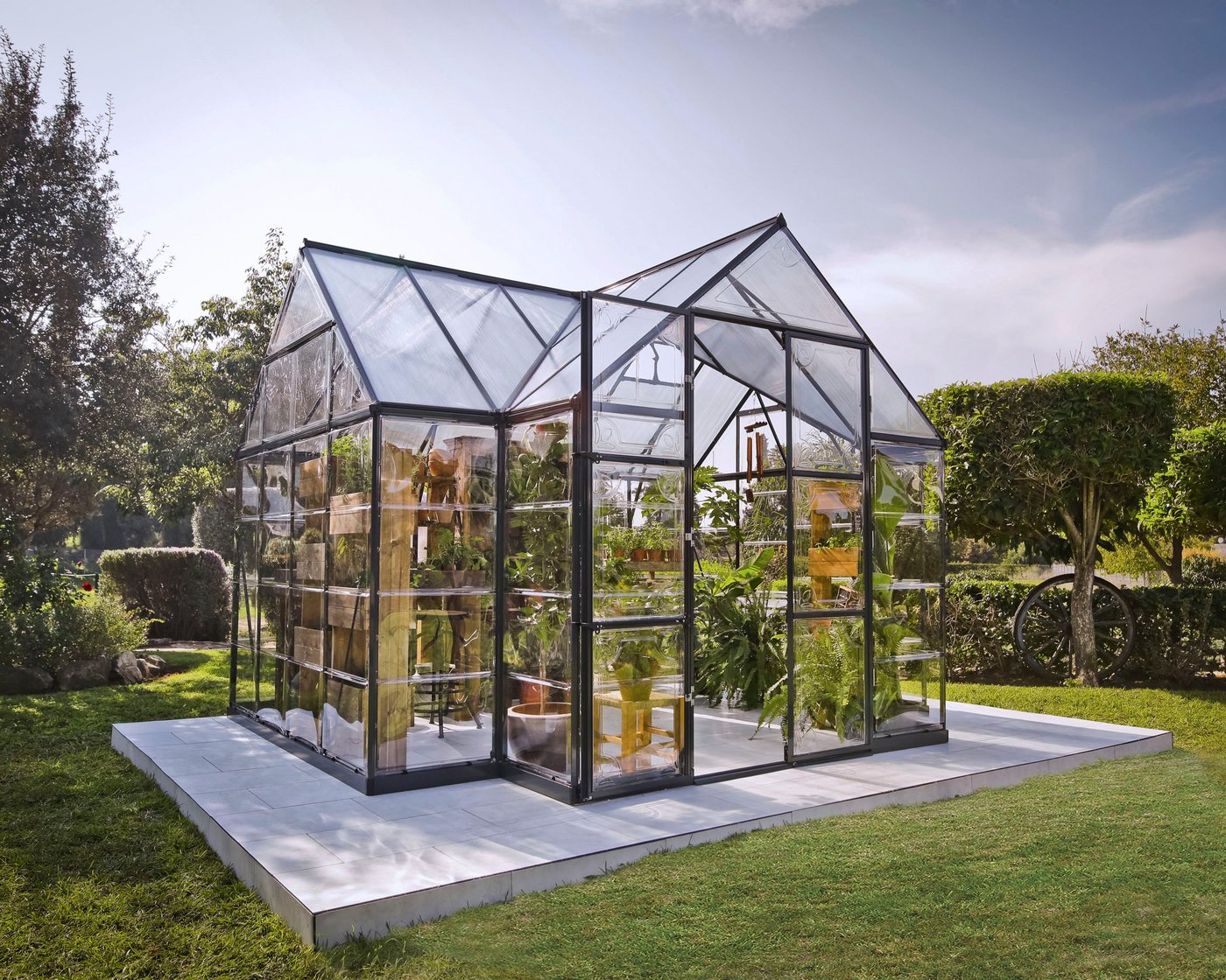 Palram - Canopia Gewächshaus Victory Orangerie, BxTxH: 305 x 365 x 269 cm, 0,7 mm Wandstärke – Bild 2 von 5