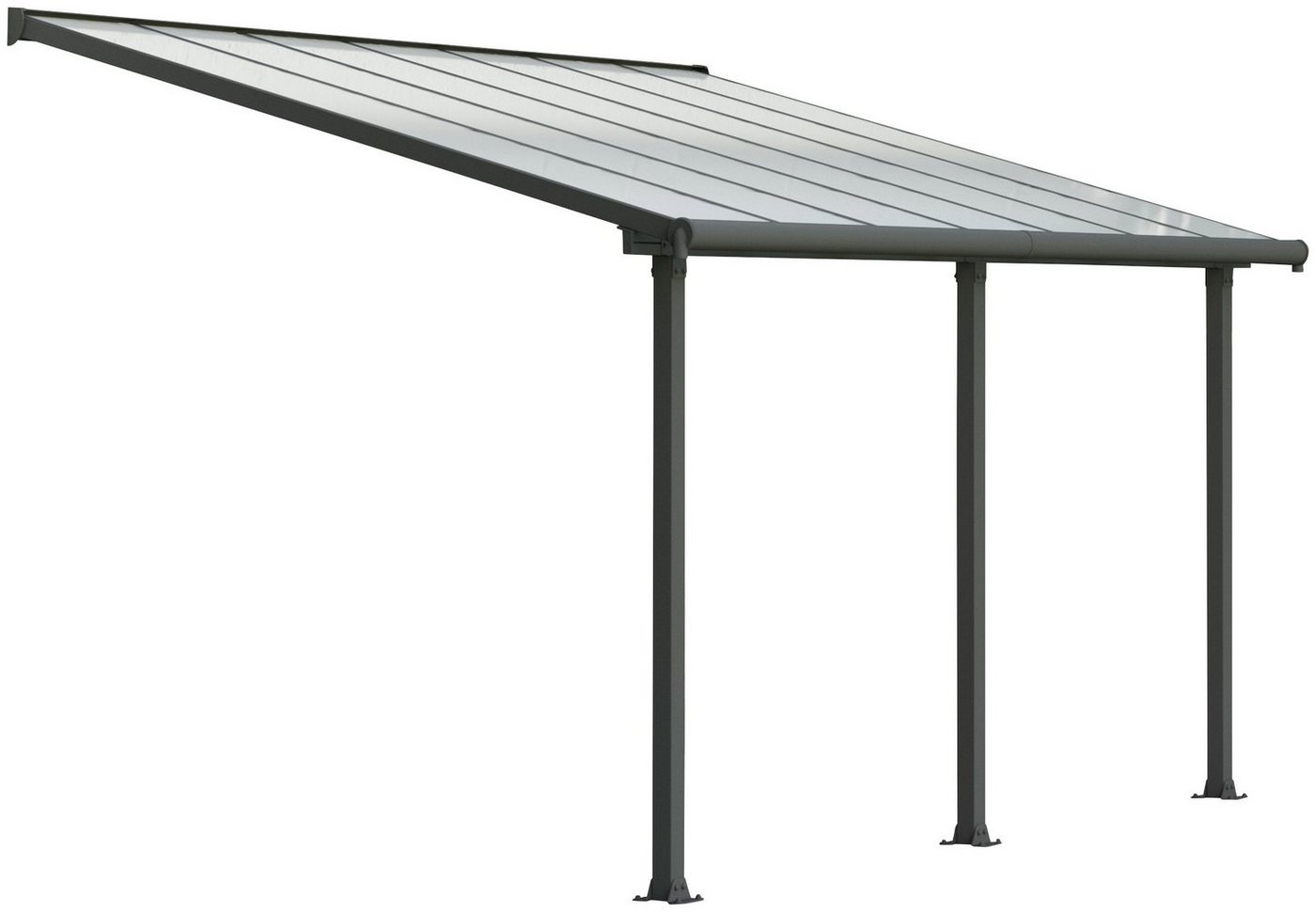 Palram - Canopia Terrassendach Olympia 3x4.2, BxT: 425x295 cm, Bedachung Doppelstegplatten, BxT: 425x295 cm – Bild 2 von 5
