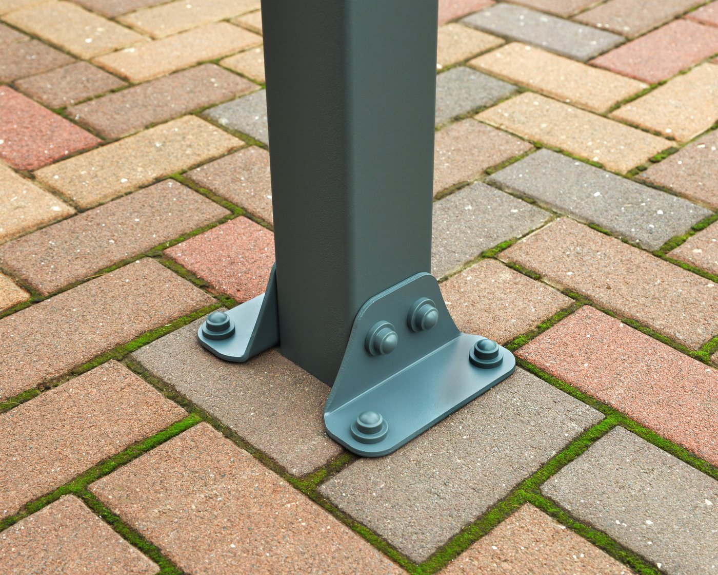 Palram - Canopia Terrassendach Olympia 3x4.2, BxT: 425x295 cm, Bedachung Doppelstegplatten, BxT: 425x295 cm – Bild 3 von 5