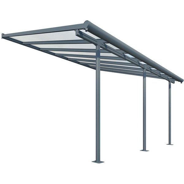 Palram - Canopia Terrassendach Sierra, BxT: 555x286 cm, (1-St), 7 Jahre Herstellergarantie, LxBxH 286x555x305cm