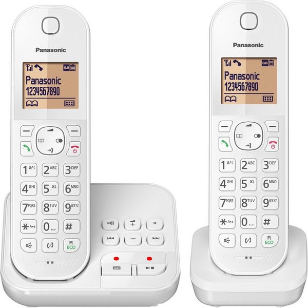 Panasonic KX-TGC 422GW Schnurloses DECT-Telefon (Mobilteile: 2)