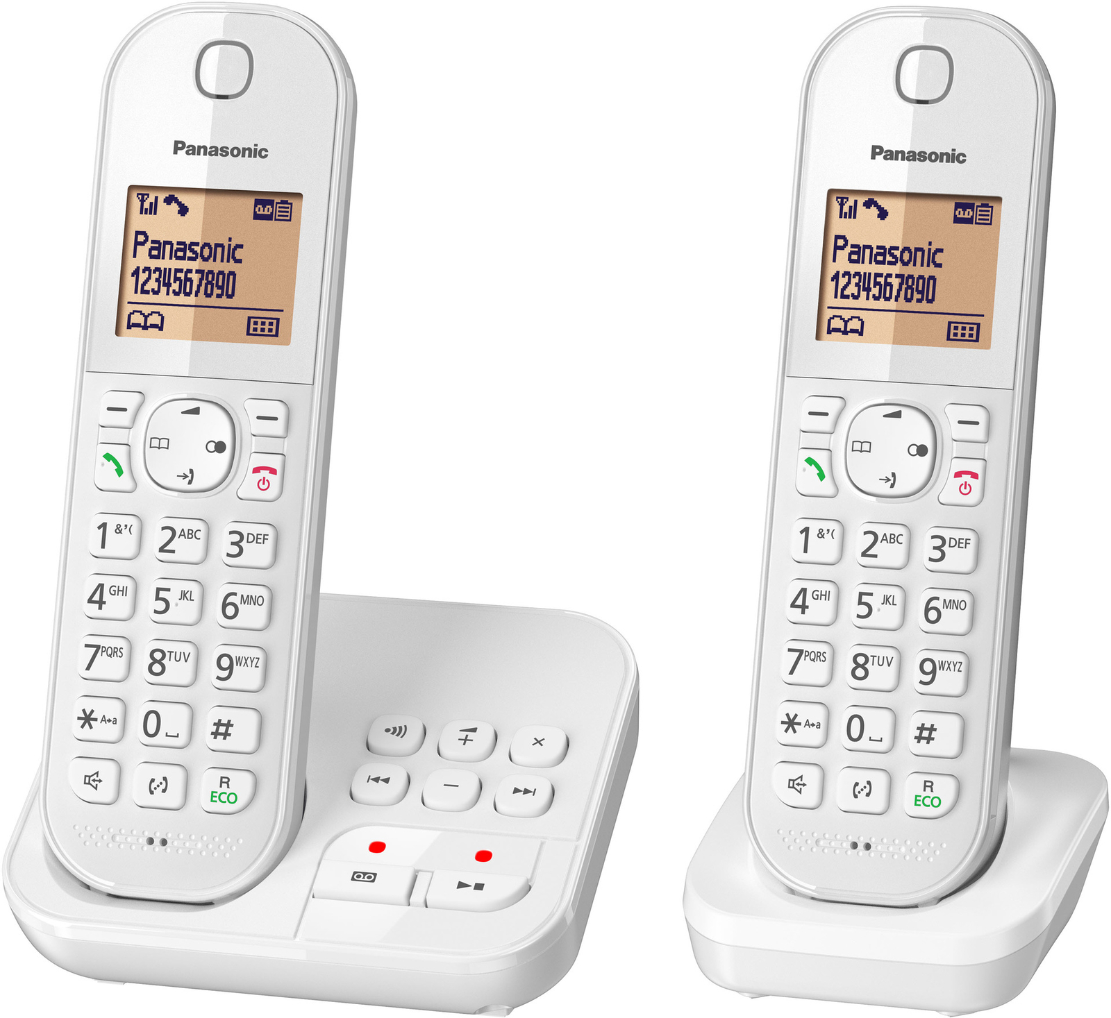 Panasonic KX-TGC422GW weiß, schnurloses DECT-Telefon, mit Ladestation, BRANDNEU