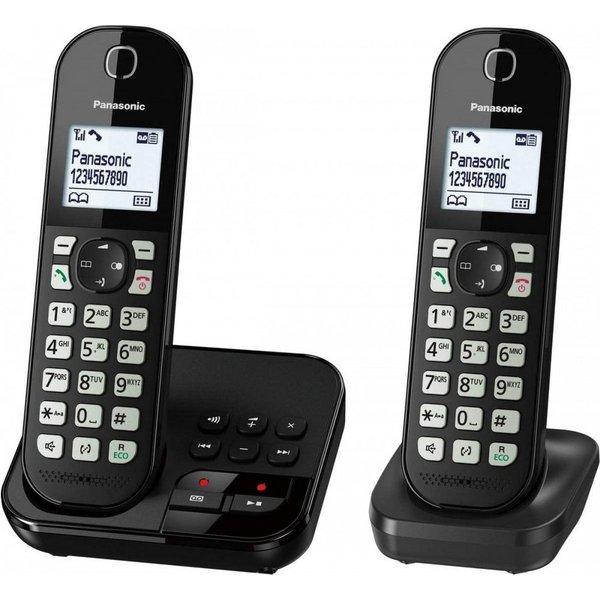 Panasonic KX-TGC462GB - Telefon - schwarz Festnetztelefon