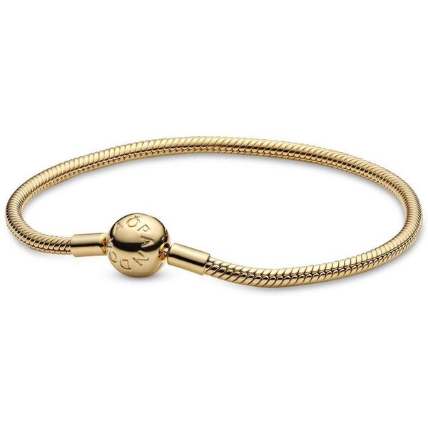 Pandora Armband 568748C00, Damenarmband für Charms Schlange Goldfarben