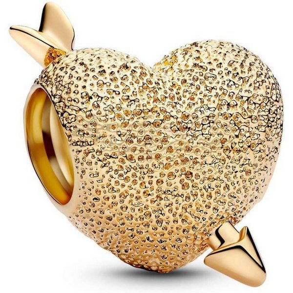 Pandora Bead 763666C00, Amor Herz Goldfarben