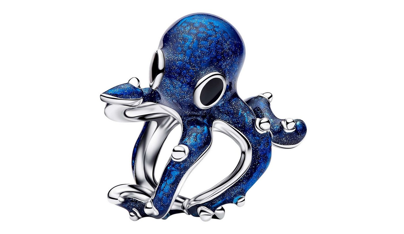 Pandora Bead 794706C01, Silber Blauer Oktopus – Bild 4 von 4