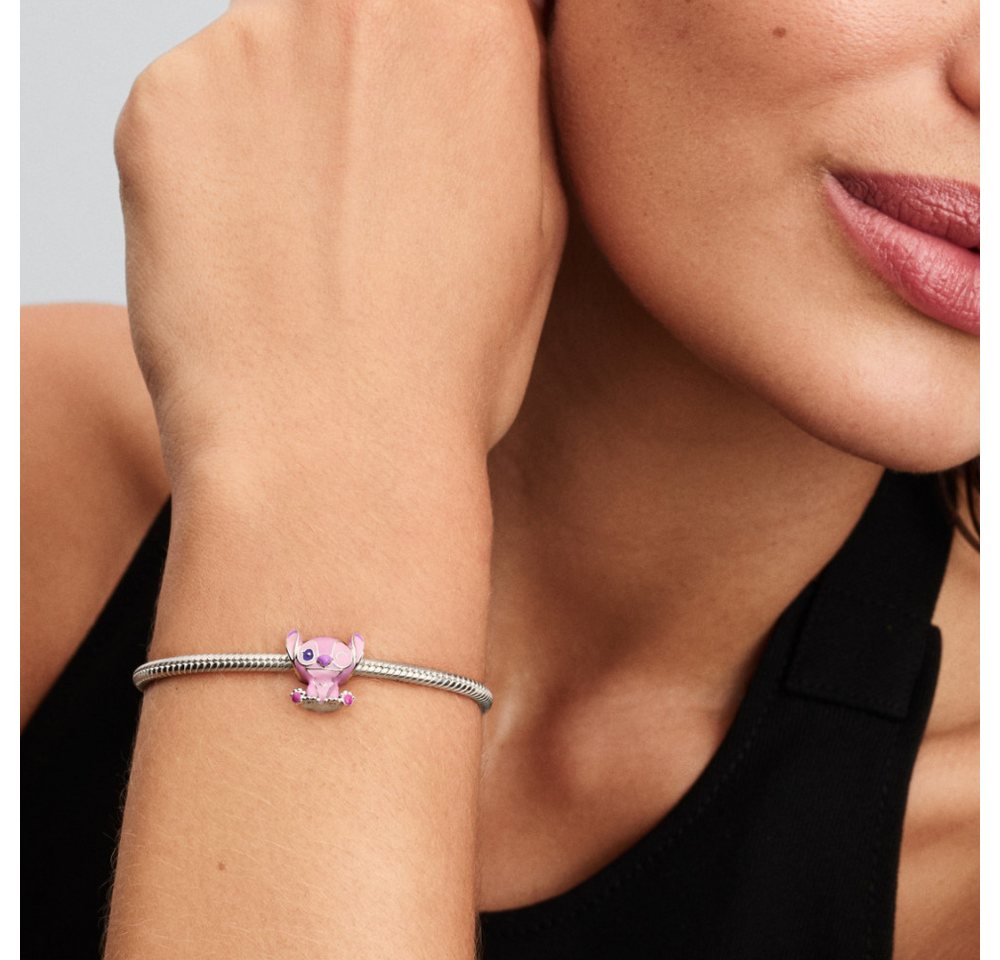 Pandora Charm-Einhänger 793739C01, Pandora, Disney, Lilo & Stitch, Lilo, Angel, Rosa – Bild 2 von 3