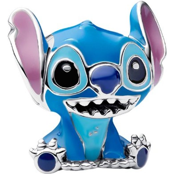 Pandora Charm-Einhänger 793815C01, Kollektion Disney x Pandora, Disney, Stitch, Blau