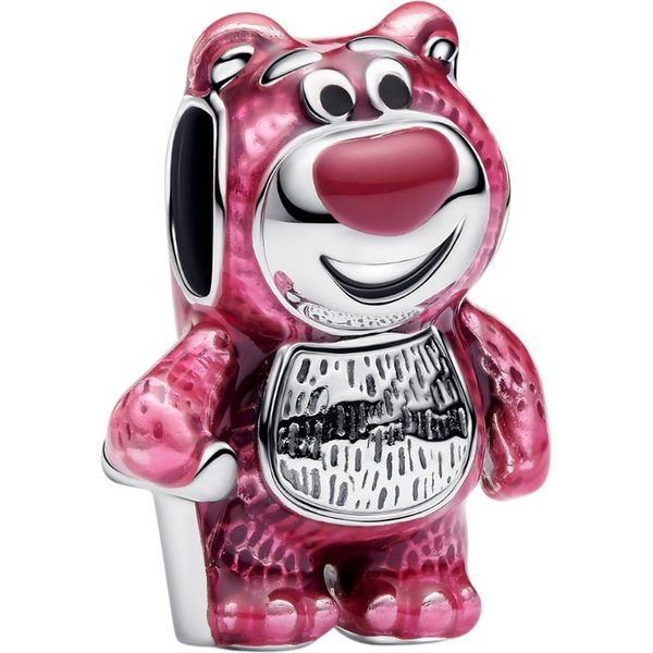 Pandora Charm-Einhänger 794740C01, Disney, Lotso Knuddelbär, Erdbeerduft