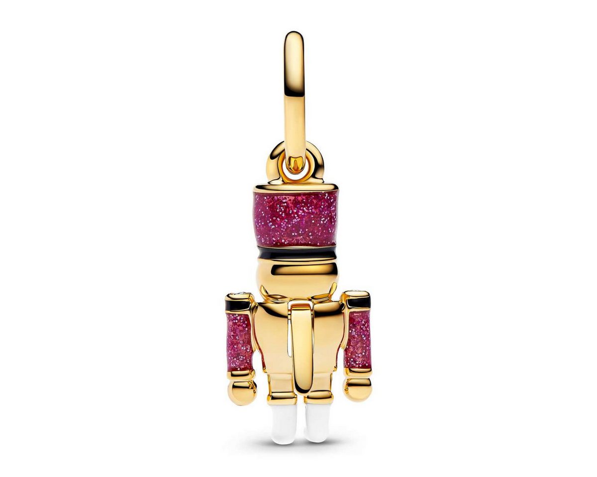 Pandora Charm Kugel 763583C01, Anhänger Beweglicher Nussknacker Goldfarben – Bild 2 von 4