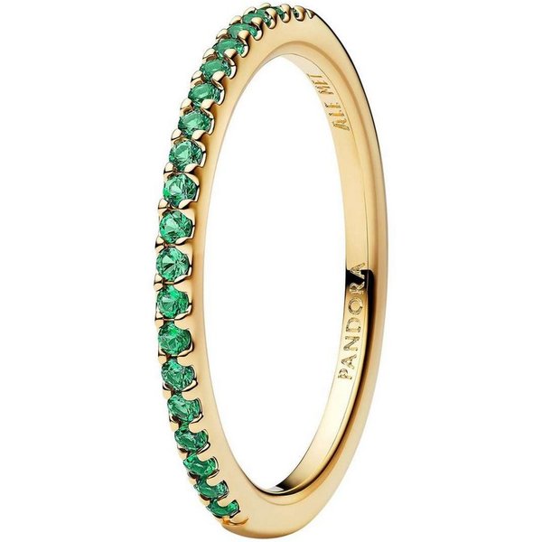 Pandora Fingerring 162999C03, für Damen-Ring Funkelndes Grün Halber Ewigkeits-Ring