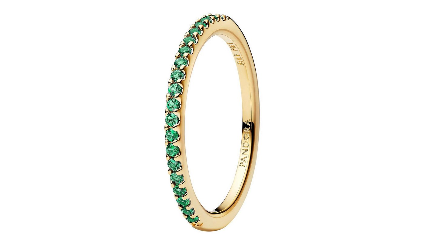 Pandora Fingerring 162999C03, für Damen-Ring Funkelndes Grün Halber Ewigkeits-Ring – Bild 3 von 3