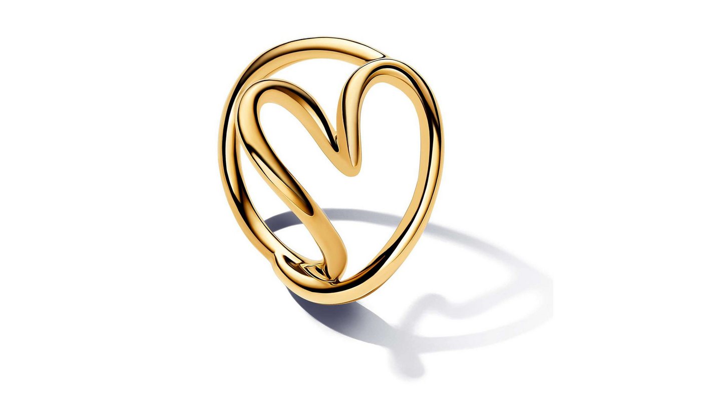 Pandora Fingerring 163288C00, Ring für Damen Herz Goldfarben – Bild 2 von 2