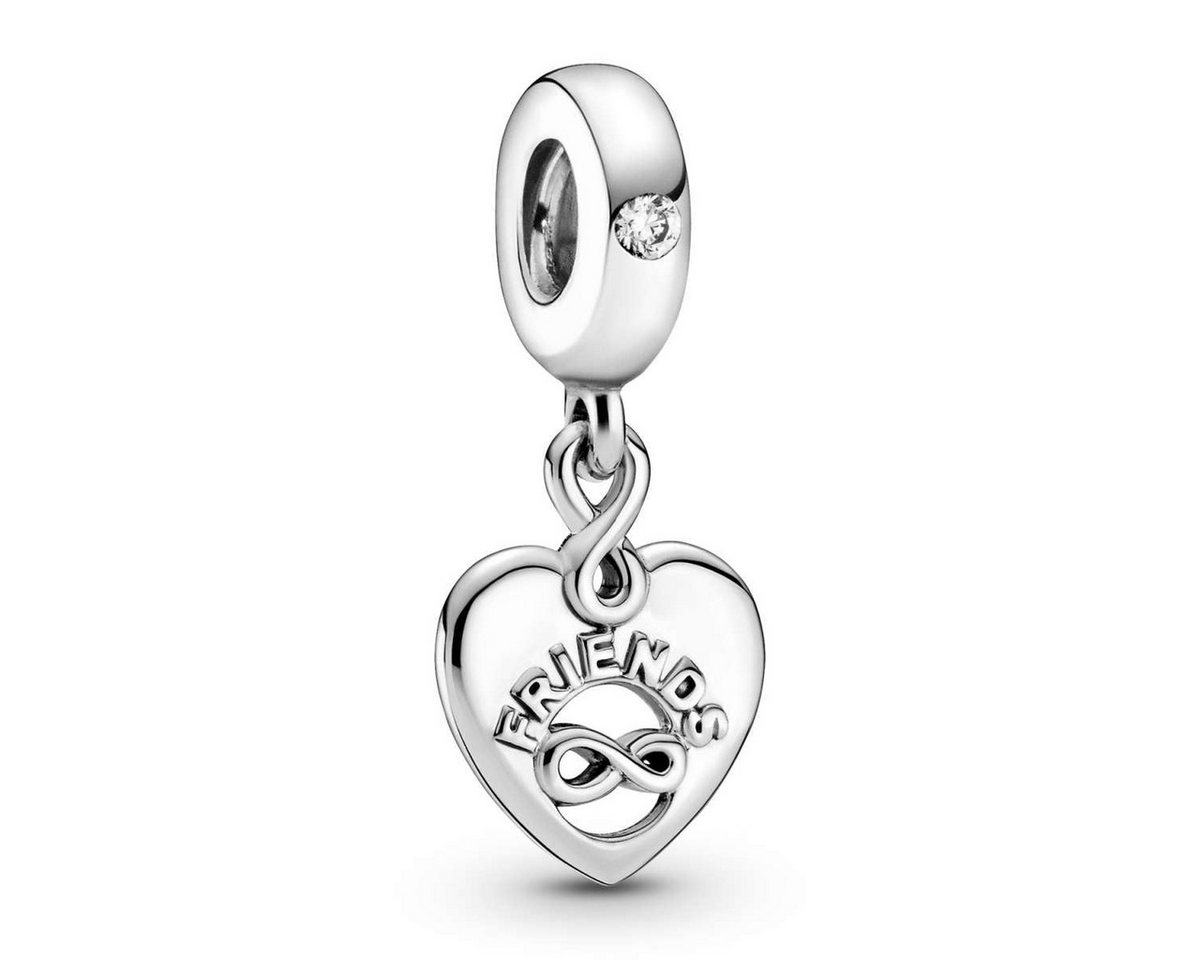 Pandora Herzkette 51780, für Damen-Kette 925 Silber Freunde für immer Herz – Bild 2 von 4