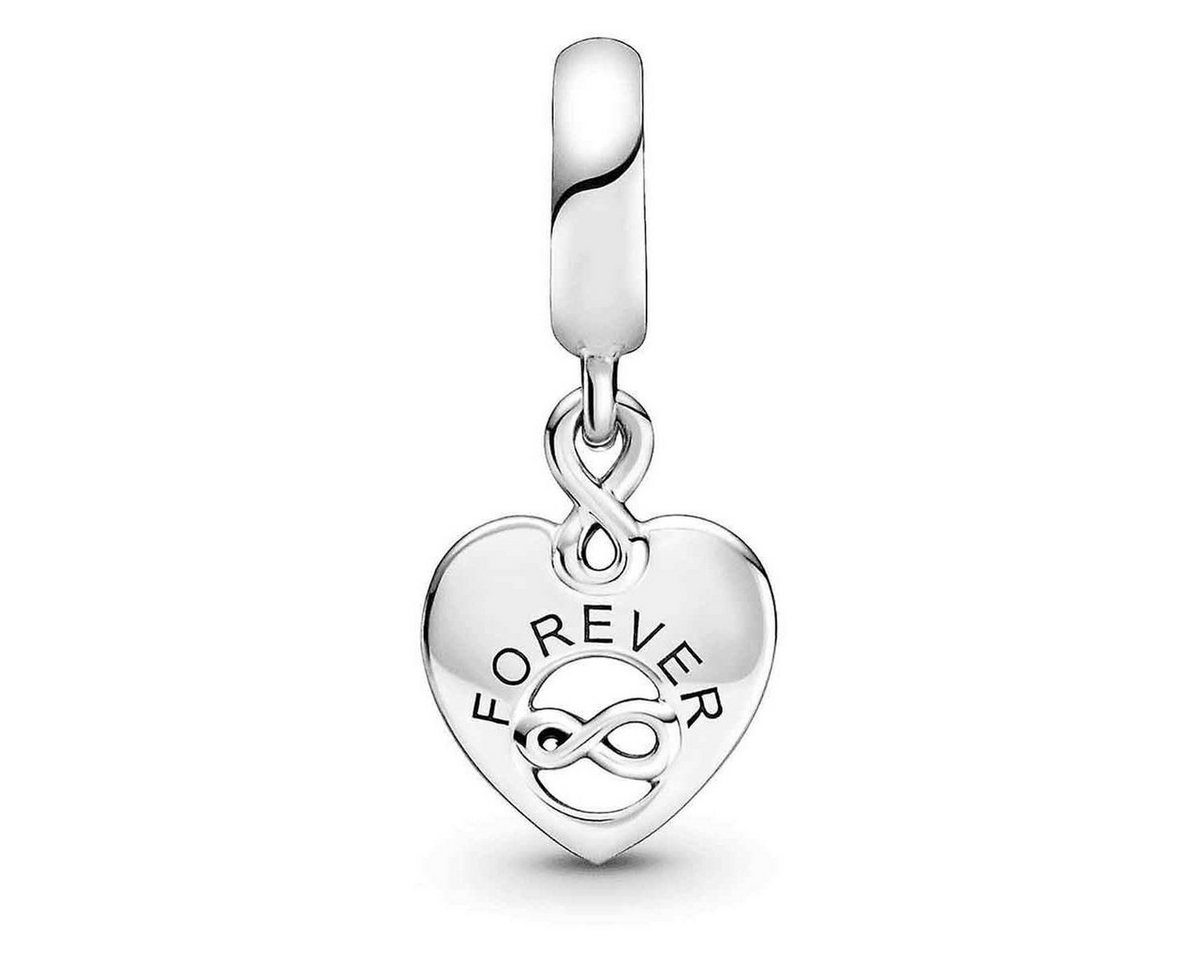 Pandora Herzkette 51780, für Damen-Kette 925 Silber Freunde für immer Herz – Bild 3 von 4