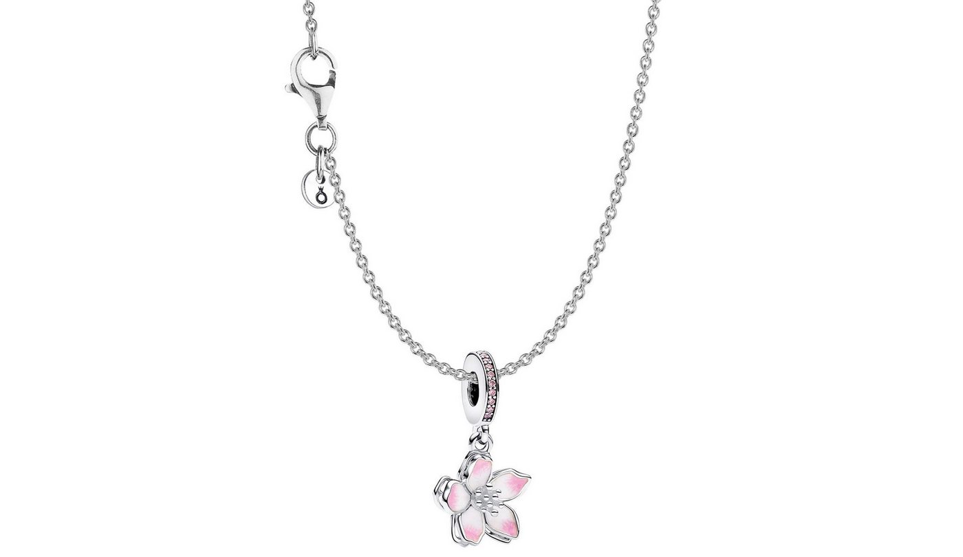 Pandora Kette mit Anhänger 68304, für Damen Silber Geschenkset Kirschblüte – Bild 4 von 4