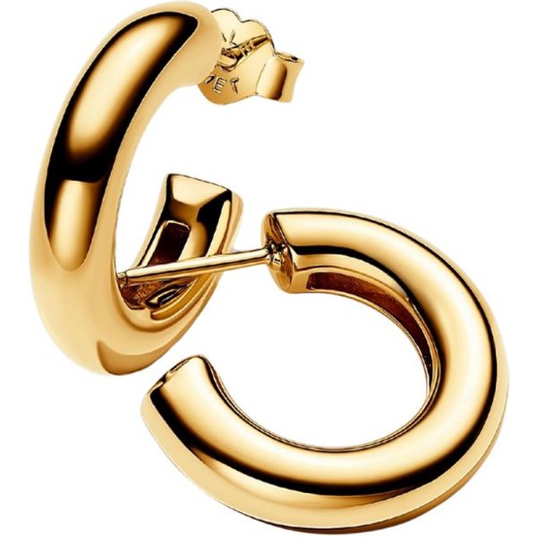 Pandora Paar Creolen 263266C00, Creolen, Rund, Offen, vergoldet, Pandora, Kollektion Essence