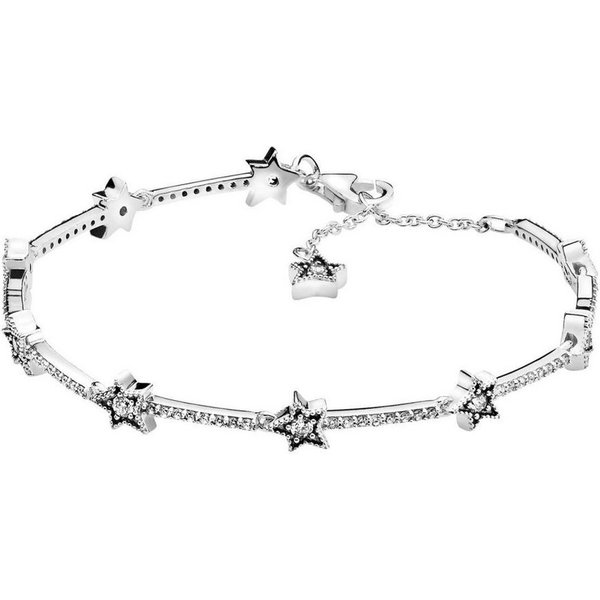 Pandora Silberarmband 598498C01, für Damen Himmlische Sterne