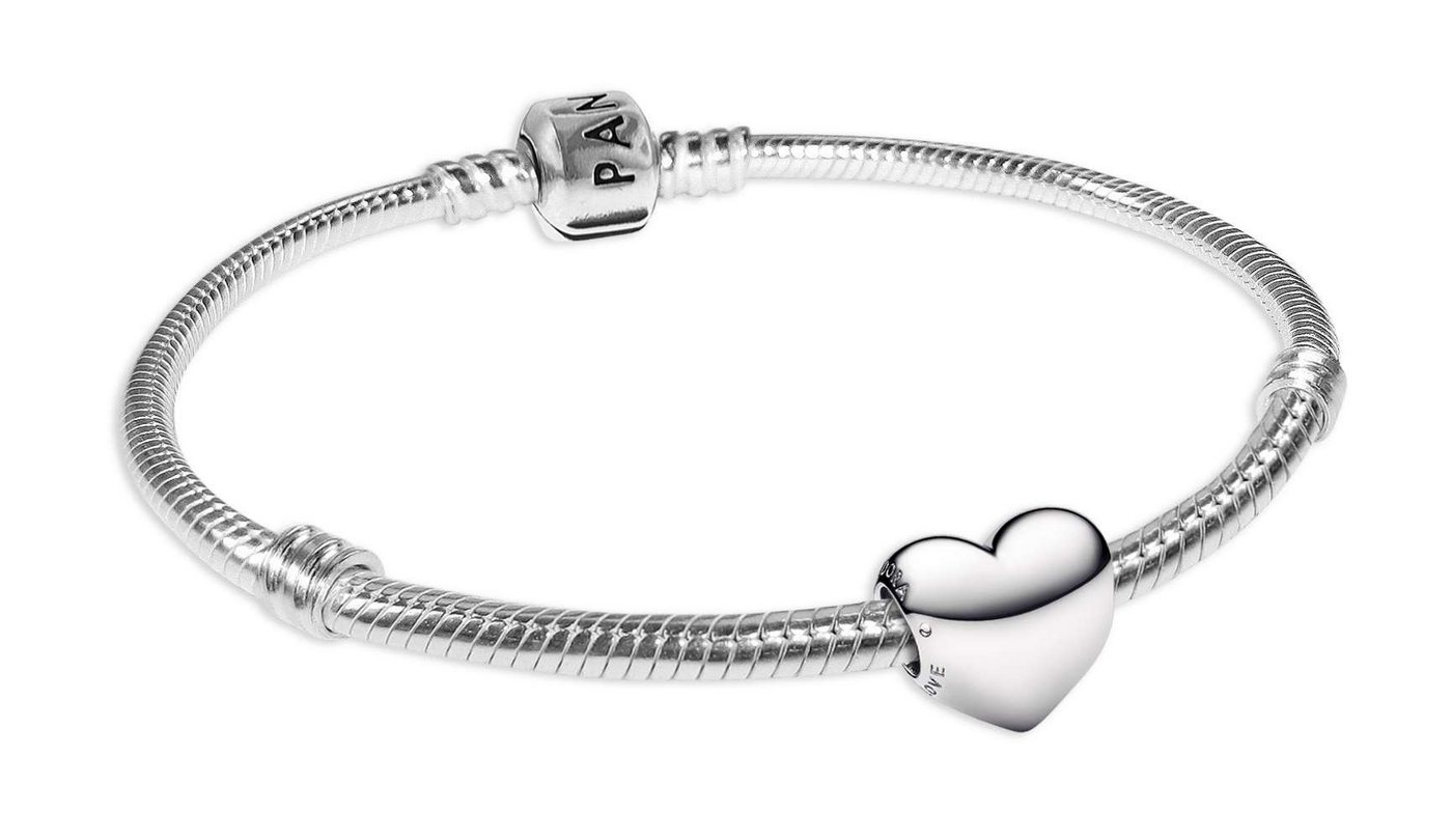 Pandora Silberarmband 68570, für Damen Be Love Herz Starter-Set Silber 925 – Bild 4 von 4