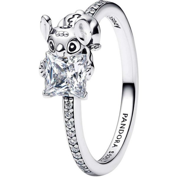 Pandora Silberring 193740C01, für Damen-Ring Disney Stitch & Stone Silber