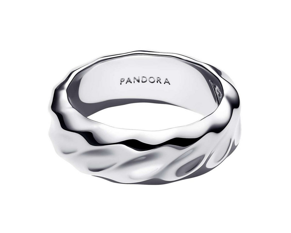 Pandora Silberring 193886C00, Breiter Bandring für Damen Wellig Silber – Bild 2 von 3