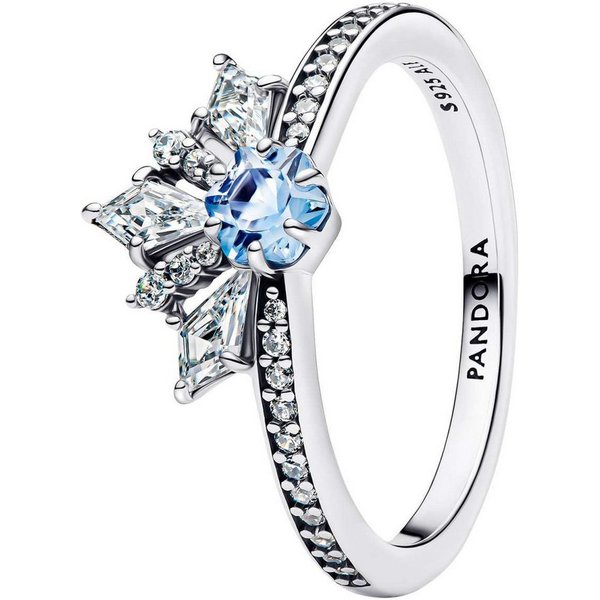 Pandora Silberring 194134C01, Damenring Disney Frozen Königin Elsa Tiara Silber
