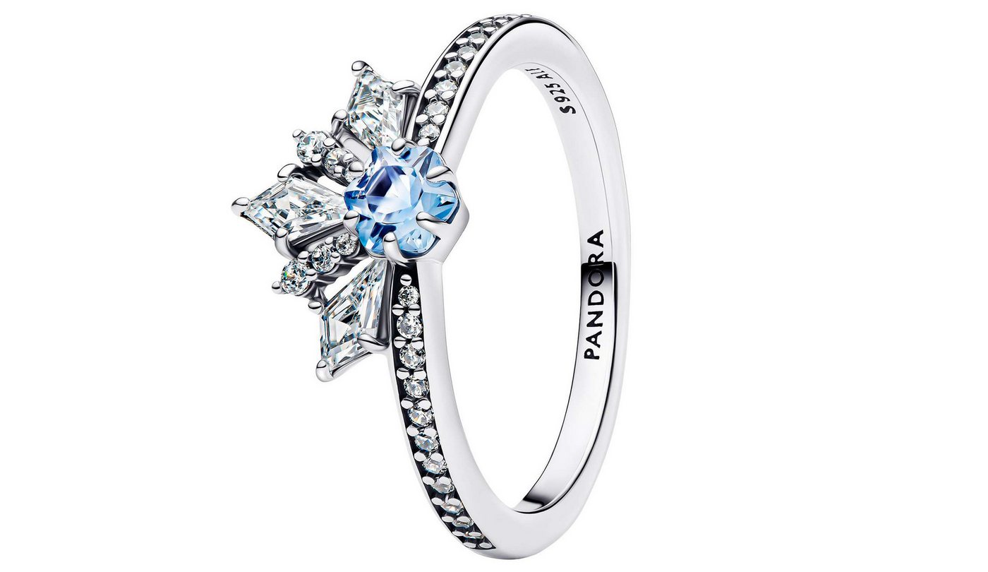 Pandora Silberring 194134C01, Damenring Disney Frozen Königin Elsa Tiara Silber – Bild 3 von 3