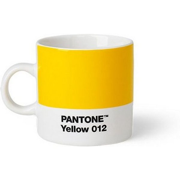 PANTONE Kaffeeservice, Fine Bone, PANTONE Porzellan Espressotasse, dickwandig, spülmaschinenfest, 120ml