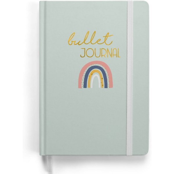 PAPIERDRACHEN Notizbuch Bullet Journal - Notizbuch A5 gepunktet, mit Punkteraster