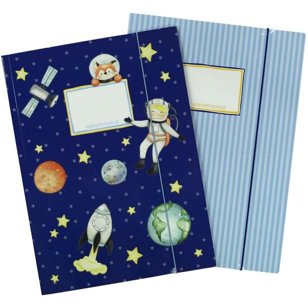 PAPIERDRACHEN Schulheft 2 Schulmappen - Postmappen Set