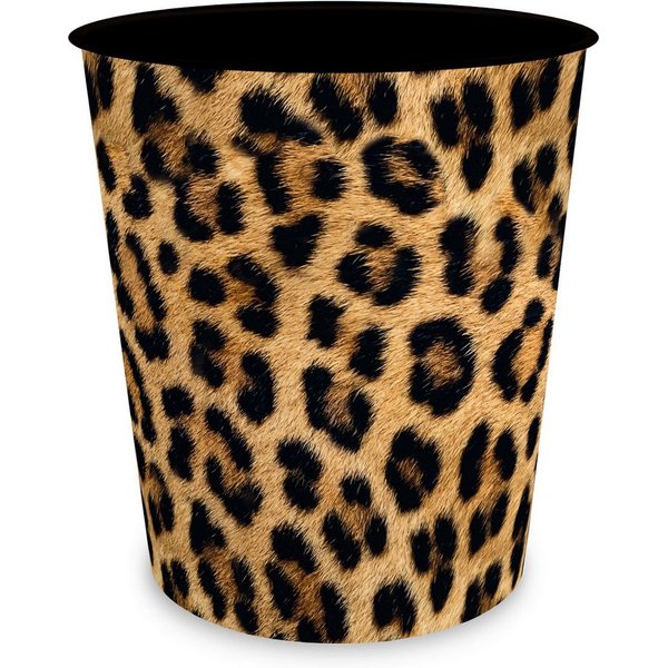 itenga Papierkorb itenga Papierkorb - Motiv LEOPARD Muster - ca. 11 Liter