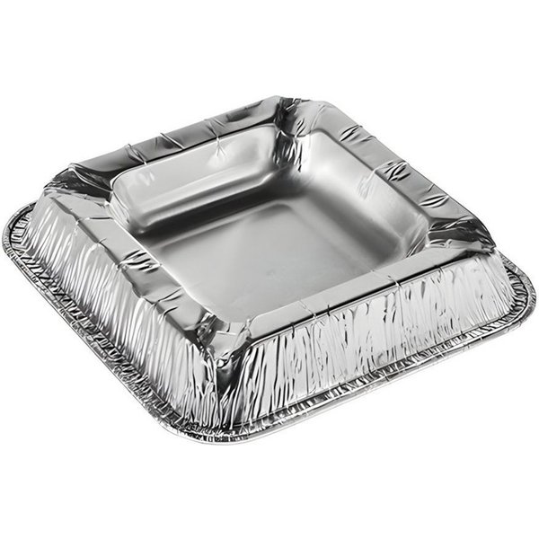 PAPSTAR Aschenbecher Aschenbecher, Alu eckig 2,2 cm x 12,5 cm x 12,5 cm 10 Stk
