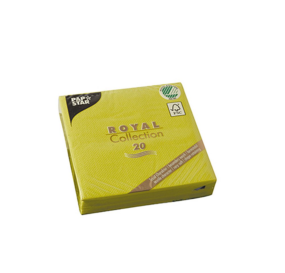 PAPSTAR Papierserviette, Servietten 25x25cm "Royal Collection" (20St) uni – Bild 3 von 4