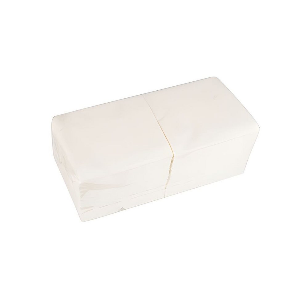 PAPSTAR Papierserviette Servietten, 2-lagig 1/4-Falz 24 cm x 24 cm weiss 250 Stk – Bild 2 von 2