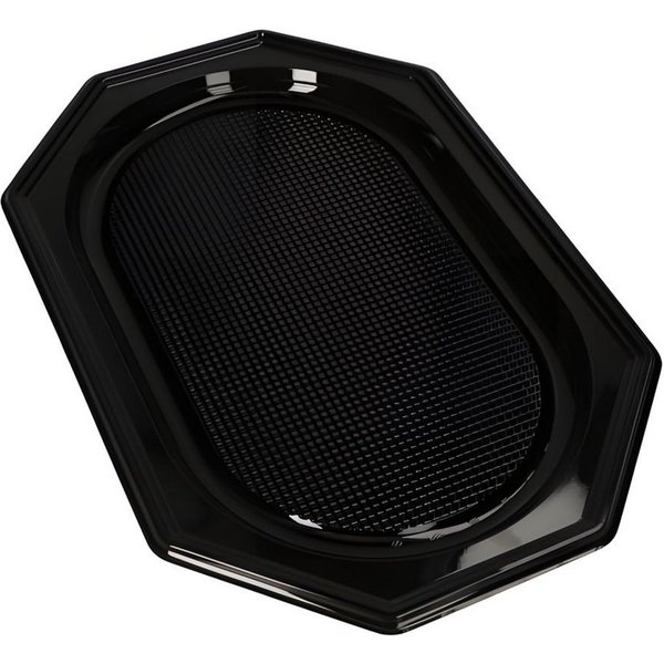 PAPSTAR Servierplatte Servierplatten, PET 45 cm x 30 cm schwarz 10 Stk, APET