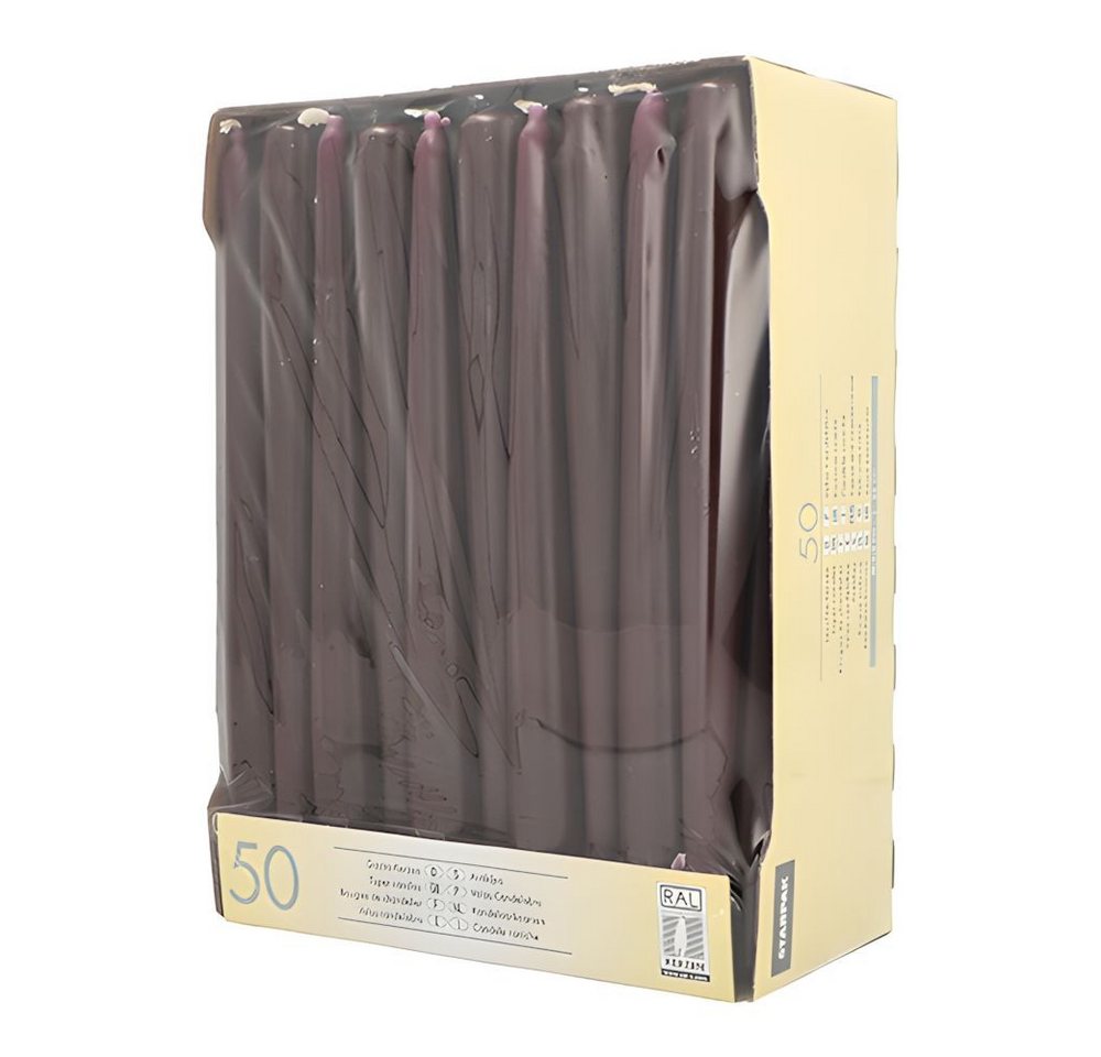 PAPSTAR Spitzkerze Leuchterkerzen Ø 2,2 cm, 25 cm beere 50 Stk – Bild 3 von 4