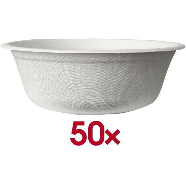 PAPSTAR Teller pure, (50 St), Ø 15,5 cm, Zuckerrohr