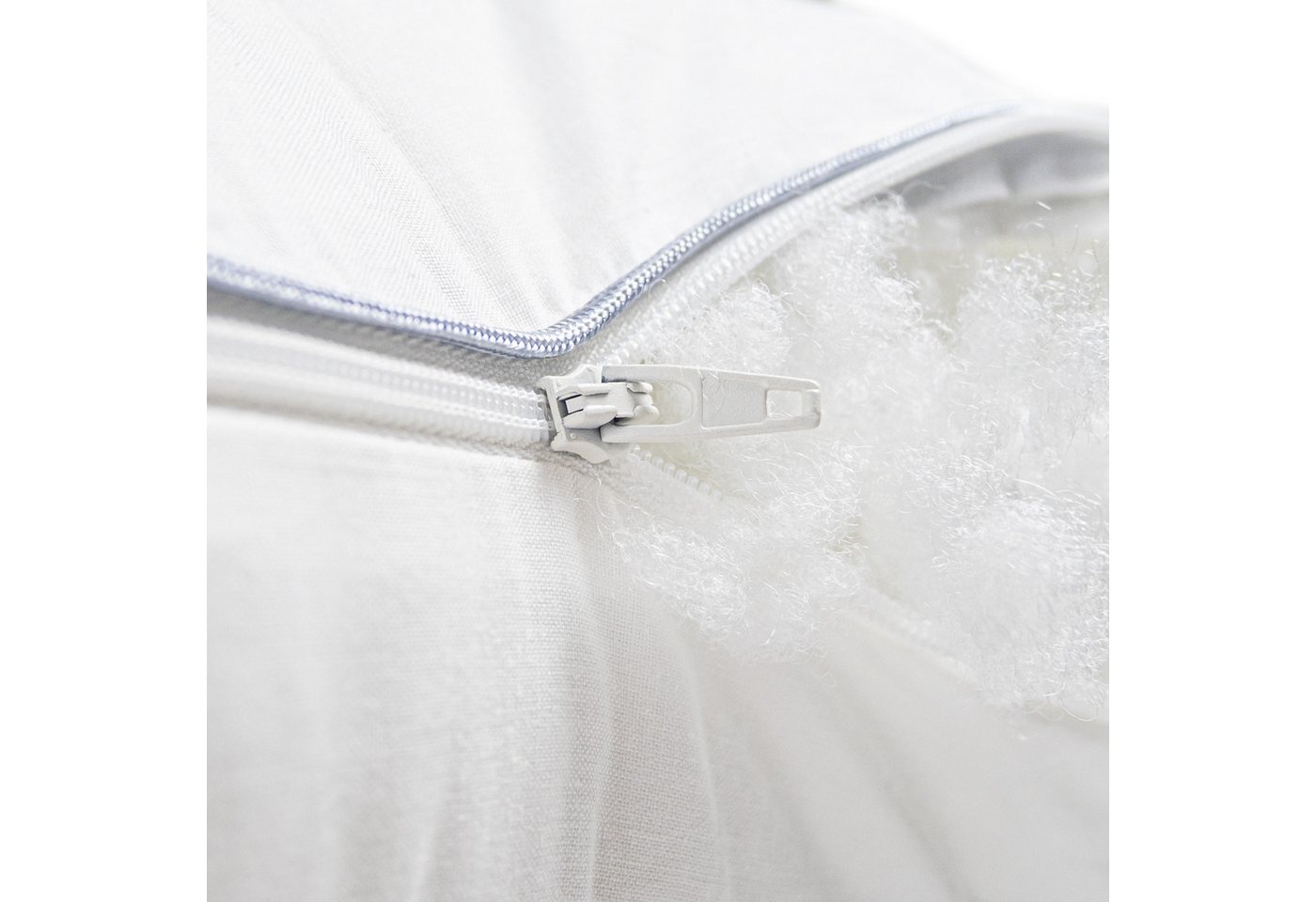 Paradies Kopfkissen Softy Top, Kissen mit Reißverschluss, Füllung: 100% Polyester, Bezug: 100% Baumwolle, Seitenschläfer, Bauchschläfer, Rückenschläfer, Kopfkis – Bild 4 von 5