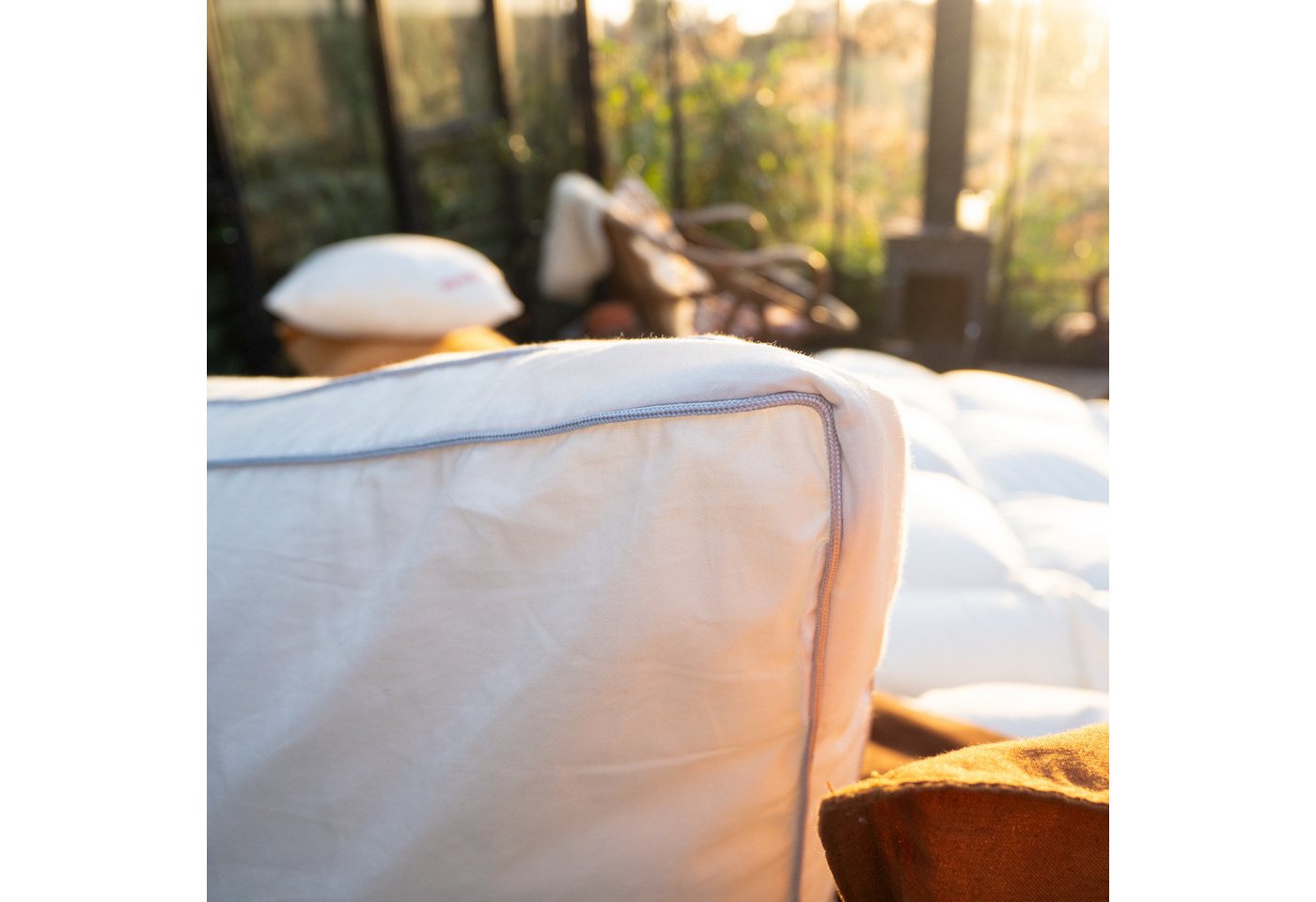 Paradies Kopfkissen Softy Top, Kissen mit Reißverschluss, Füllung: 100% Polyester, Bezug: 100% Baumwolle, Seitenschläfer, Bauchschläfer, Rückenschläfer, Kopfkis – Bild 5 von 5