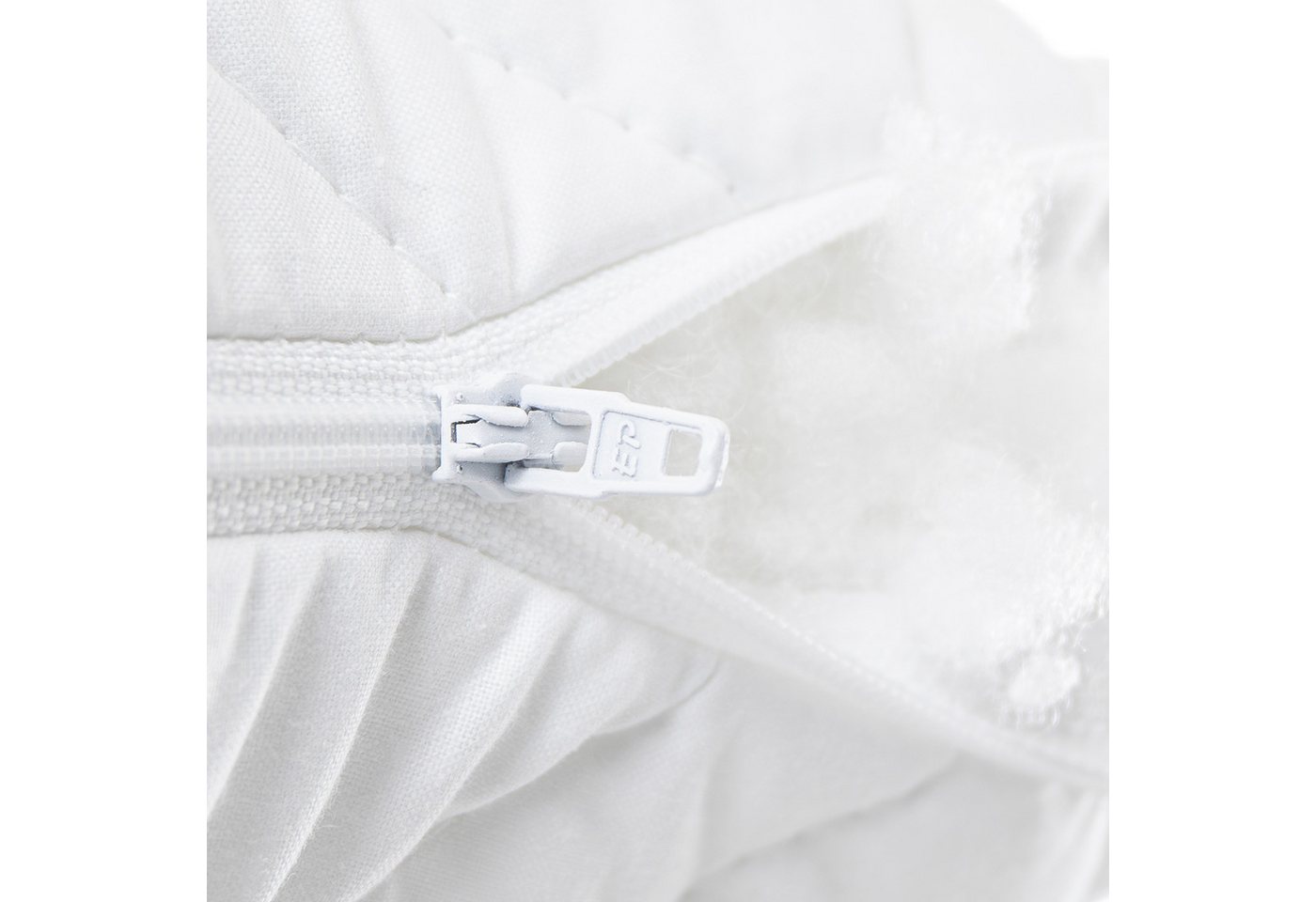 Paradies Kopfkissen Softy Top Plus, Kissen mit versteppter Hülle und Reißverschluss, Füllung: 100% Polyester, Bezug: Baumwolle, Kopfkissen 40 x 80 cm – Bild 3 von 5