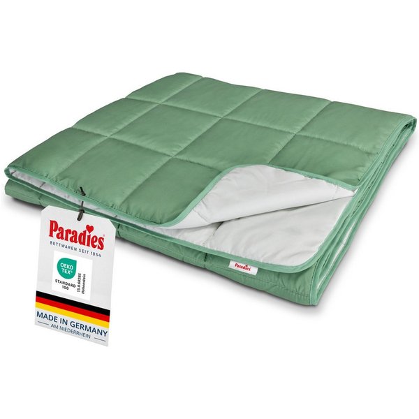 Paradies Microfaserbettdecke Sorelia, Bettdecke ohne Bezug nutzbar, Füllung: 100% Polyester, Bezug: 100% Polyester, Bettdecke mit integriertem Bezug, Zweifarbig