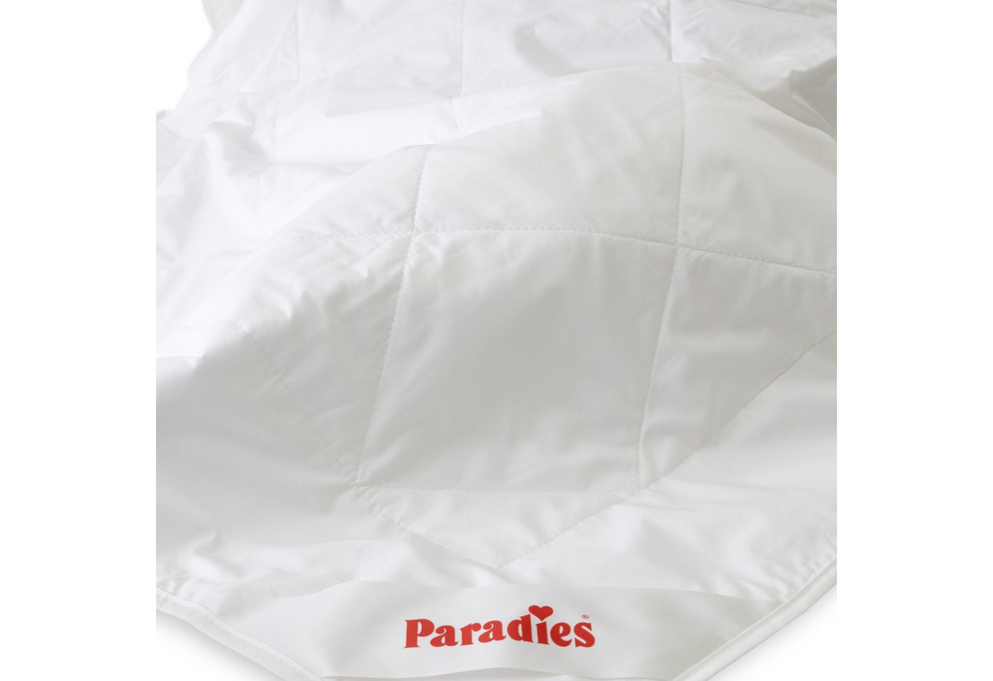 Paradies Sommerbettdecke Cool Dream, kühlende Bettdecke, Füllung: 50% Viskose (mit paraffinhaltigen Mikrokapseln), 50% Lyocell, Bezug: 50% Baumwolle, 50% Lyocel – Bild 5 von 5