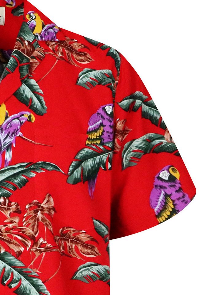 Paradise Found Hawaiihemd Tom Selleck "Jungle Bird" Original Hawaii-Hemd Kurzarm Front-Tasche – Bild 5 von 5